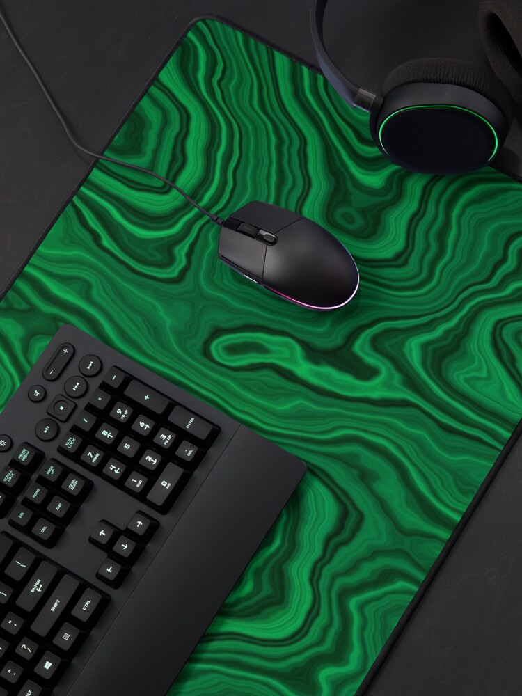 Alternate view of Darker Malachite Mouse Pad