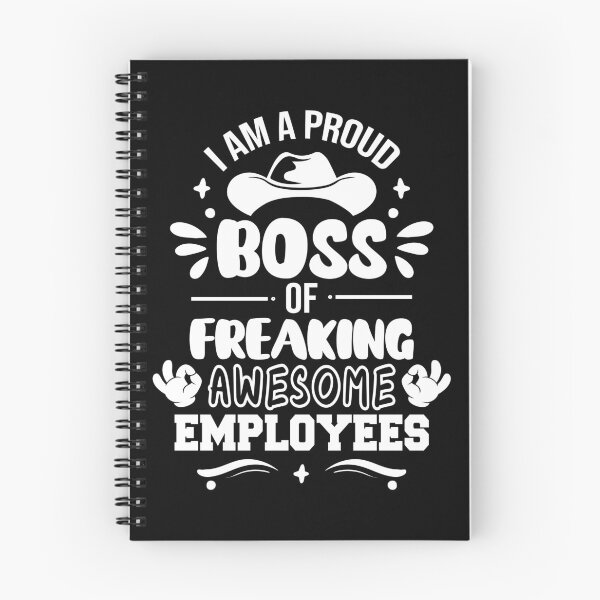 Item preview, I Am A Proud Boss Of Freaking Awesome Employees designed and sold by AmethystMurad.