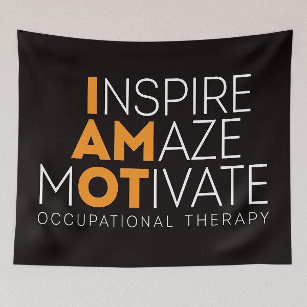 Item preview, I Am OT: I Inspire, Amaze, Motivate ~ Occupational Therapy designed and sold by TeesYouWant.
