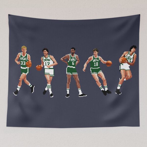Item preview, Boston All-Time Legends (Larry Bird, Bill Russel, Kevin McHale, John Havlicek, Dave Cowens) Qiangy designed and sold by qiangdade.