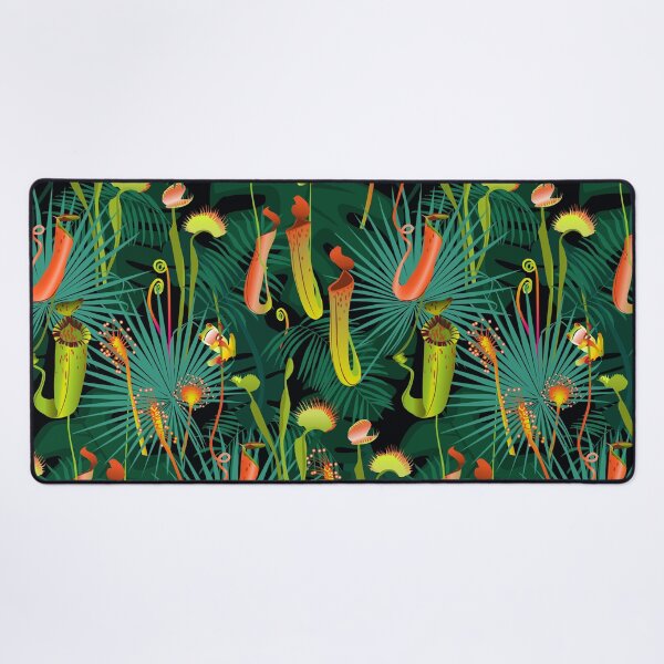 nocturnal carnivorous flora Desk Mat