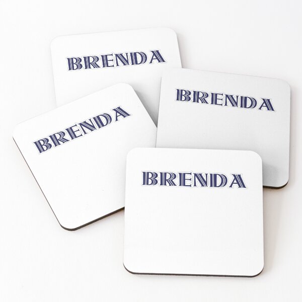 Item preview, BRENDA - Nametag for BRENDA Roman Style in Blue designed and sold by ferretmaes.