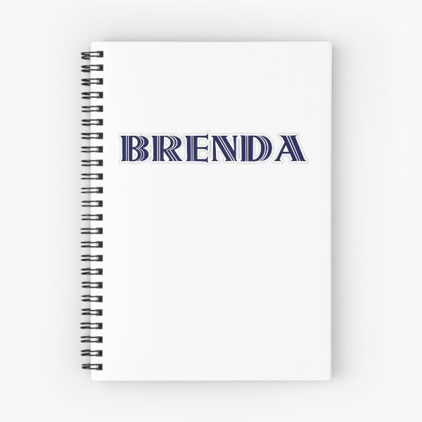 Item preview, BRENDA - Nametag for BRENDA Roman Style in Blue designed and sold by ferretmaes.