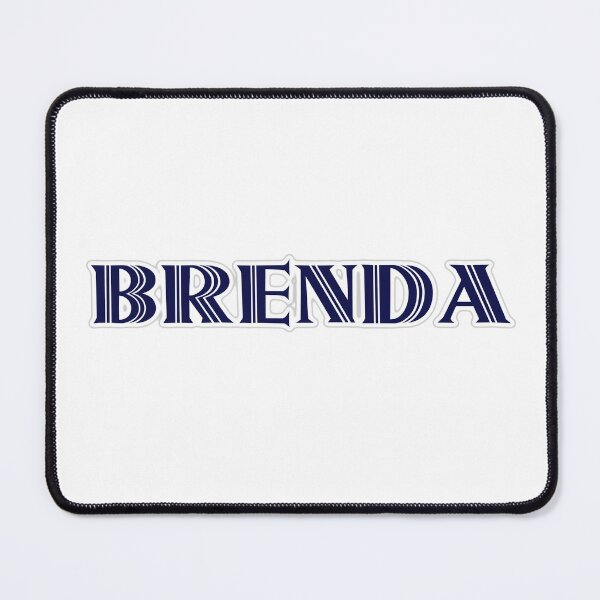 Item preview, BRENDA - Nametag for BRENDA Roman Style in Blue designed and sold by ferretmaes.