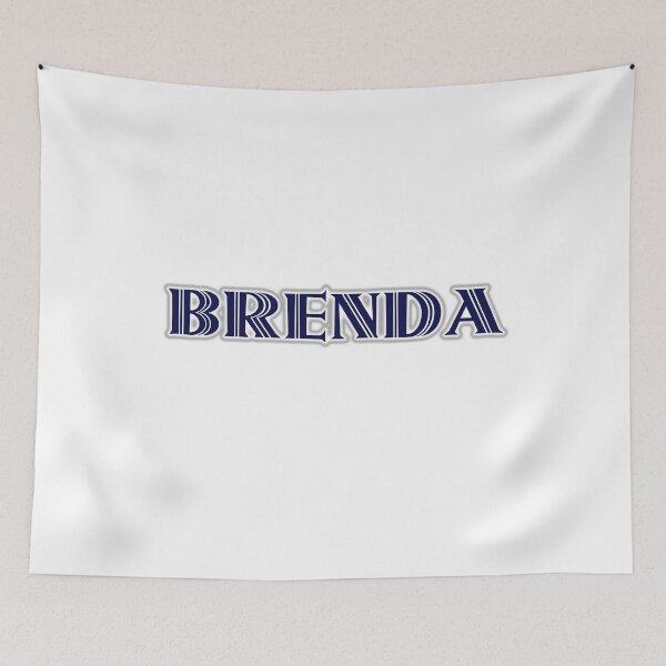 Item preview, BRENDA - Nametag for BRENDA Roman Style in Blue designed and sold by ferretmaes.