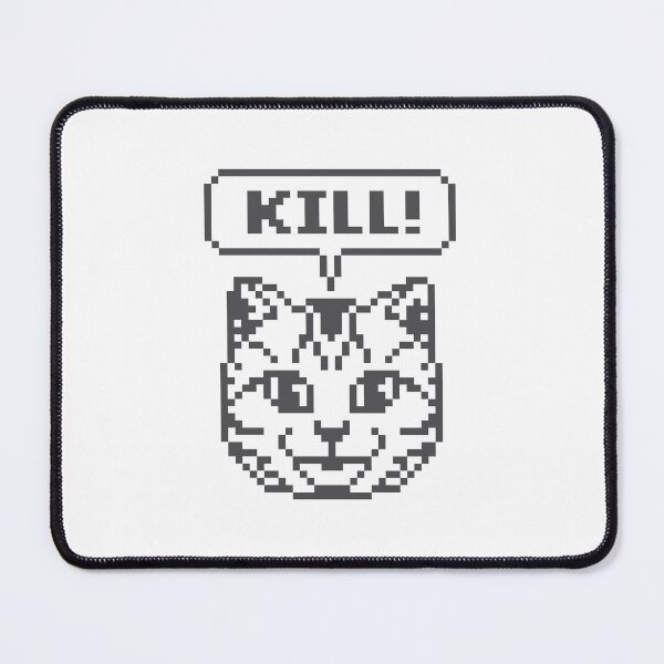 Item preview, Jeane Kill No More Heroes Cat Dark Gray designed and sold by PopDragonfly.