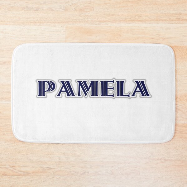 Item preview, PAMELA - Nametag for PAMELA Roman Style in Blue designed and sold by ferretmaes.