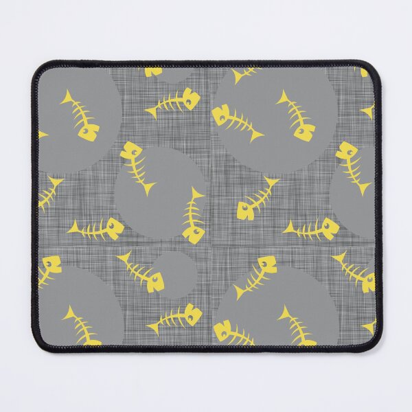 Item preview, Herringbone yellow on gray with large dots designed and sold by kobyakov.