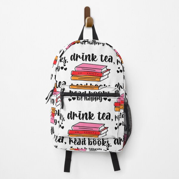 Item preview, Drink Tea Read Books Be Happy-Geeky Book Worm Tee SK designed and sold by andregiftshopzz.