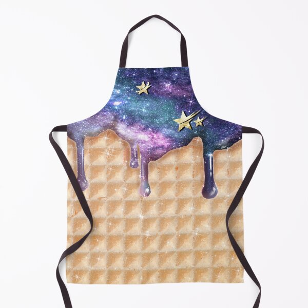 Item preview, Galaxy Melt Ice Cream and Waffle Sweet Yummy Pattern designed and sold by Jolly-Yosei.