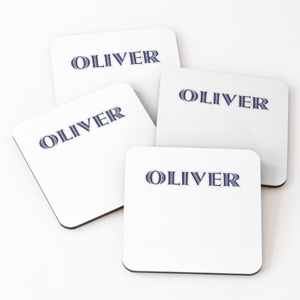 Item preview, OLIVER - Nametag for OLIVER Roman Style in Blue designed and sold by ferretmaes.