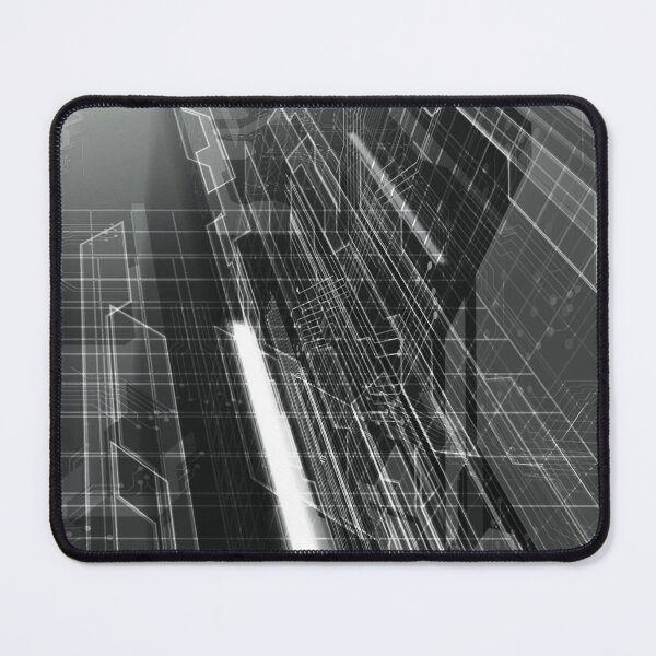Item preview, Deep Inside Electrical Network Digital Art - Grey designed and sold by NexusArts.