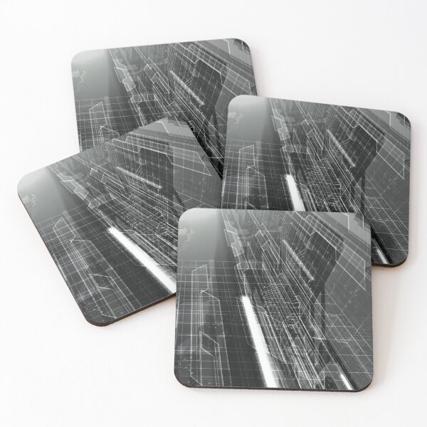 Item preview, Deep Inside Electrical Network Digital Art - Grey designed and sold by NexusArts.