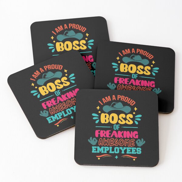 Item preview, I Am A Proud Boss Of Freaking Awesome Employees designed and sold by AmethystMurad.