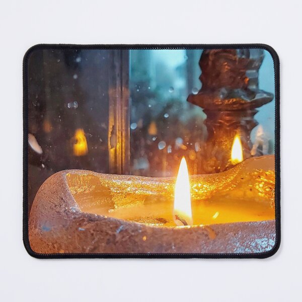 Stilllive With Large Candle Mouse Pad