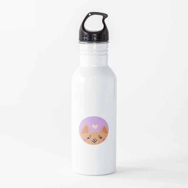 Cute Orange Fox Water Bottle