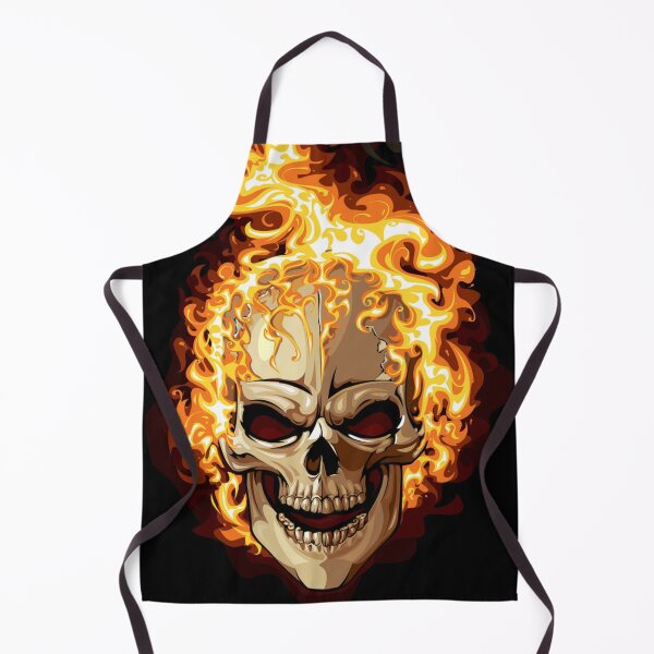Item preview, Flaming Skull designed and sold by WinkyDoodle.