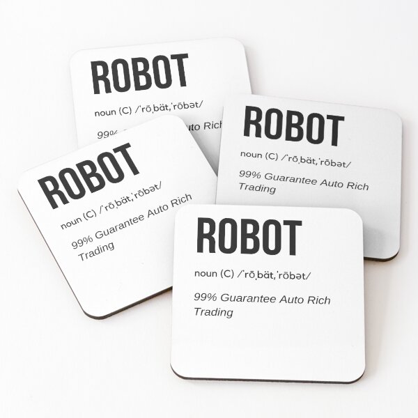 Item preview, Funny Robot Definition (Black) designed and sold by TraderShirts.