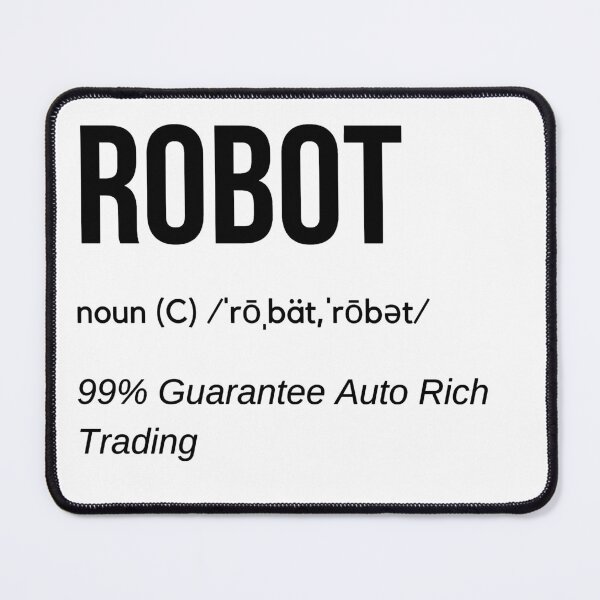 Item preview, Funny Robot Definition (Black) designed and sold by TraderShirts.