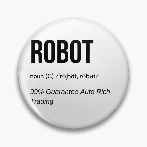 Item preview, Funny Robot Definition (Black) designed and sold by TraderShirts.