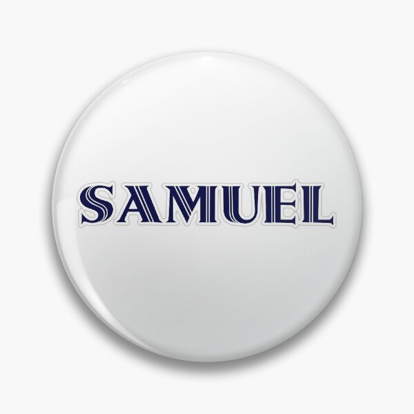 Item preview, SAMUEL - Nametag for SAMUEL Roman Style in Blue designed and sold by ferretmaes.