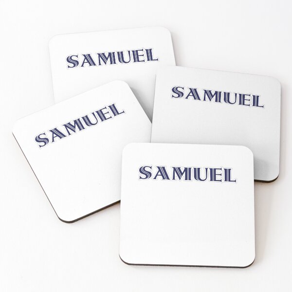 Item preview, SAMUEL - Nametag for SAMUEL Roman Style in Blue designed and sold by ferretmaes.