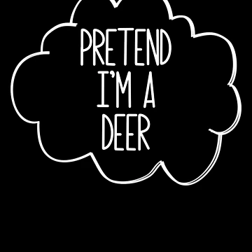 Vorschaubild zum Design Pretend I'm A Deer Lazy Halloween Costume Pretend Deer Gear von DynamicDesign