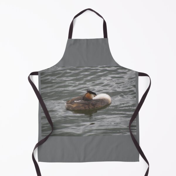 Item preview, Great Crested Grebe Preening Photograph designed and sold by naturegallery.