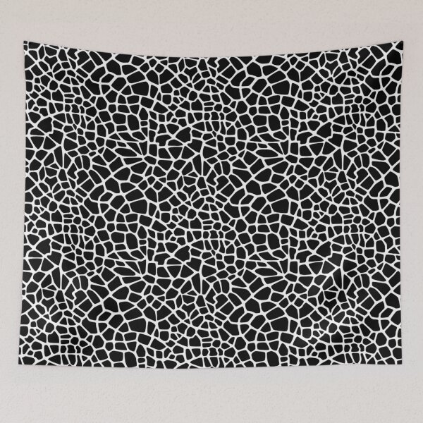 Item preview, Giraffe Print Repeat Pattern - Black & White Emboss designed and sold by kernowerno.