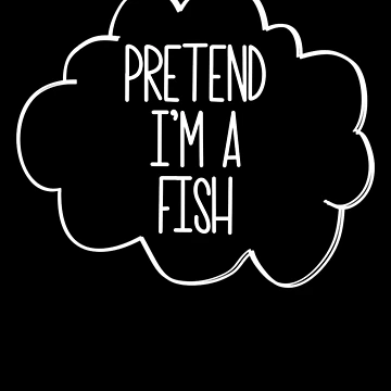 Vorschaubild zum Design Pretend I'm A Fish Lazy Halloween Costume Pretend Fish Gear von DynamicDesign