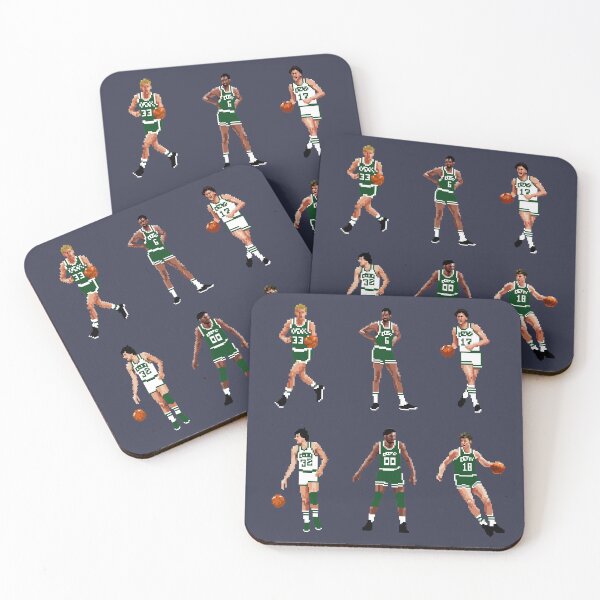 Item preview, Boston Legends Sticker Collection (Robert Parish, Larry Bird, Bill Russell, John Havlicek, Dave Cowens, Kevin McHale) Qiangy designed and sold by qiangdade.