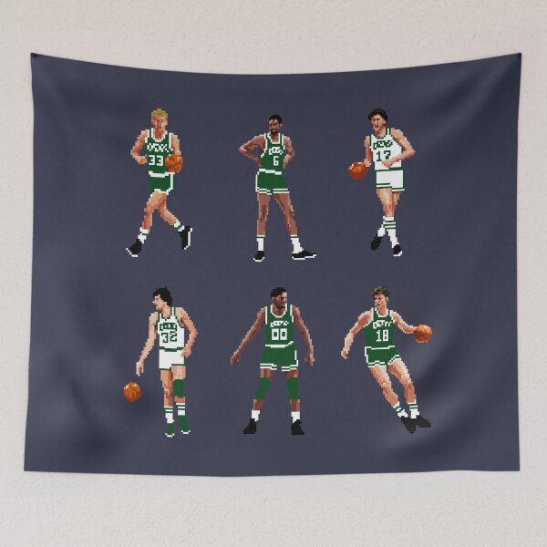 Item preview, Boston Legends Sticker Collection (Robert Parish, Larry Bird, Bill Russell, John Havlicek, Dave Cowens, Kevin McHale) Qiangy designed and sold by qiangdade.