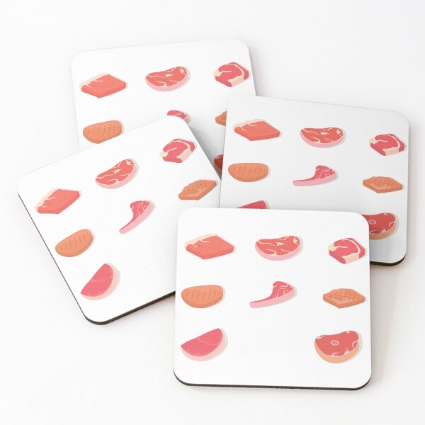 Item preview, Beef Cuts Sticker Pack designed and sold by ProtonProject.