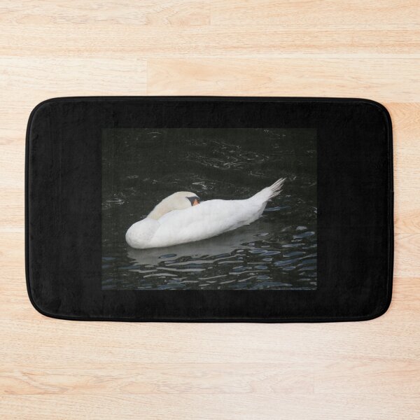Item preview, Mute Swan Preening Feathers on the Lake Photograph designed and sold by naturegallery.