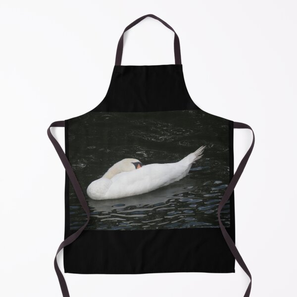 Item preview, Mute Swan Preening Feathers on the Lake Photograph designed and sold by naturegallery.