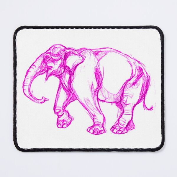 Item preview, PINK ELEPHANT designed and sold by wickedcartoons.