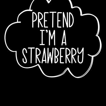 Vorschaubild zum Design Pretend I'm A Strawberry Lazy Halloween Costume Strawberry Gear von DynamicDesign