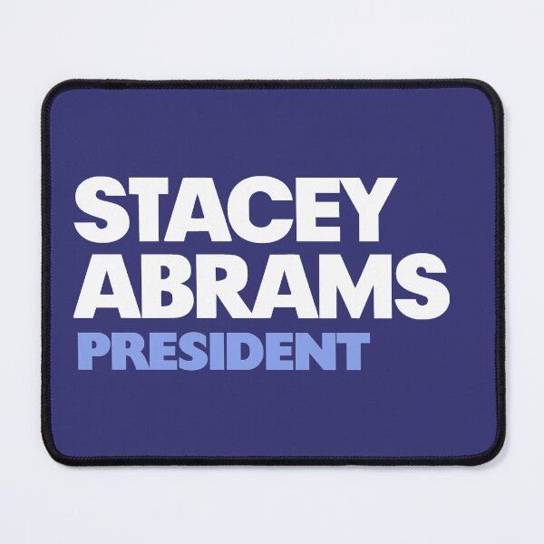 Item preview, Stacey Abrams For 2024 President Purple Campaign Logo Sticker designed and sold by YikesForever.