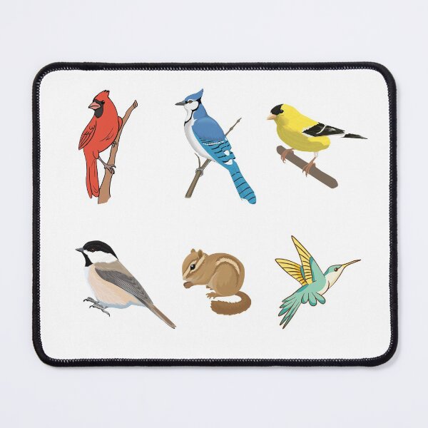 Item preview, Birds and Chipmunk Sticker Assortment designed and sold by R3AL-D3SIGN.