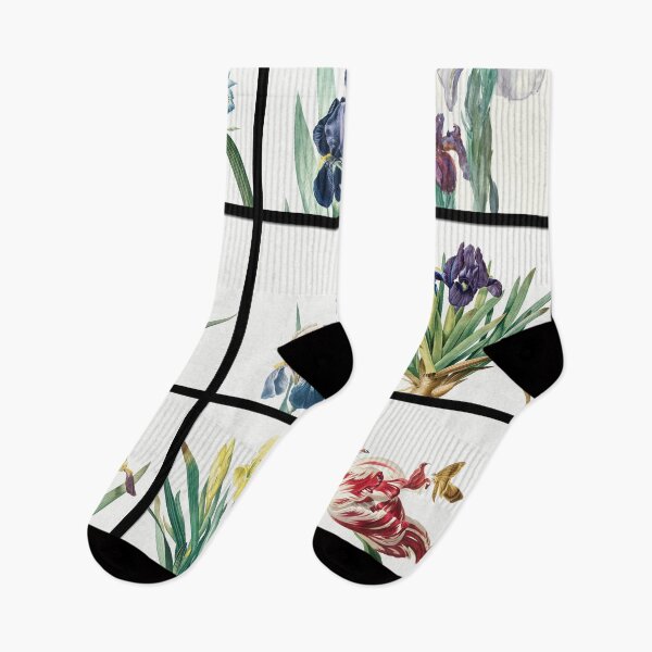 Item preview, Beautiful collage of watercolor iris flowers from several artists designed and sold by msro1.
