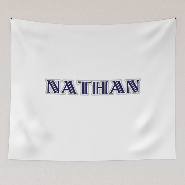 Item preview, NATHAN - Nametag for NATHAN Roman Style in Blue designed and sold by ferretmaes.