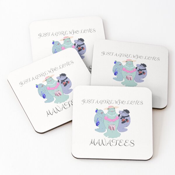 Item preview, Just A Girl Who Loves Manatees designed and sold by DiegoUrz.