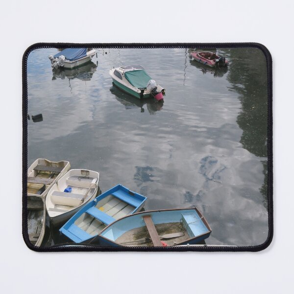 Item preview, Quiet harbour on a cloudy day designed and sold by S-and-W-4ever.