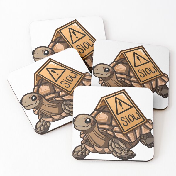 Item preview, Sulcata Slow Sign designed and sold by Katiefrog217.