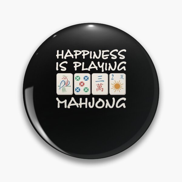 Item preview, Happiness Is Playing Mahjong - Mahjong Party Mahjong Game designed and sold by Mc-R.