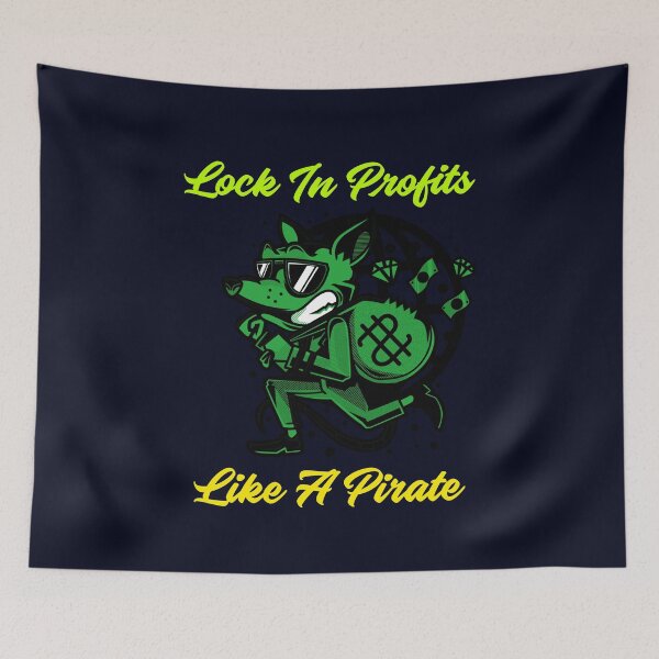 Item preview, Lock in Profits Invest Like a Pirate - Personal Finance  designed and sold by BearMrktGenius.