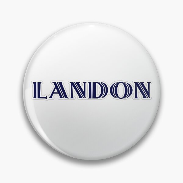 Item preview, LANDON - Nametag for LANDON Roman Style in Blue designed and sold by ferretmaes.