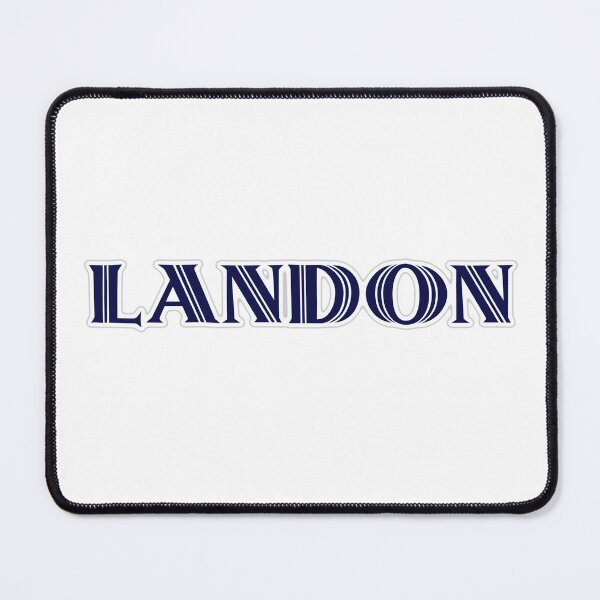 Item preview, LANDON - Nametag for LANDON Roman Style in Blue designed and sold by ferretmaes.