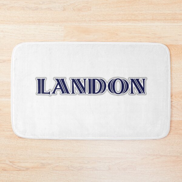 Item preview, LANDON - Nametag for LANDON Roman Style in Blue designed and sold by ferretmaes.
