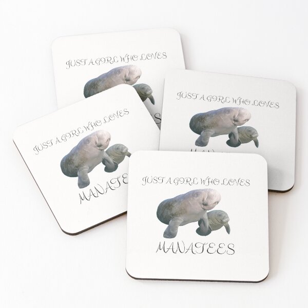 Item preview, Just A Girl Who Loves Manatees designed and sold by DiegoUrz.